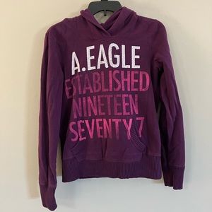 American Eagle Purple Hoodie